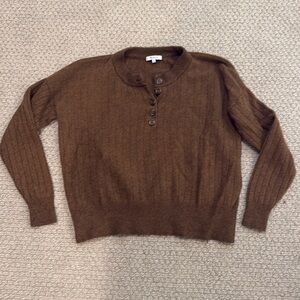 Madewell Brown sweater size M.